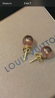 Серьги Louis Vuitton