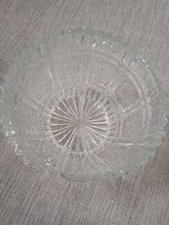 Салатница хрустальная