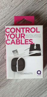 Зажимы для кабелей Quirky Cordlets 4-pack