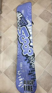 Сноуборд BlackFire scoop с креплениями