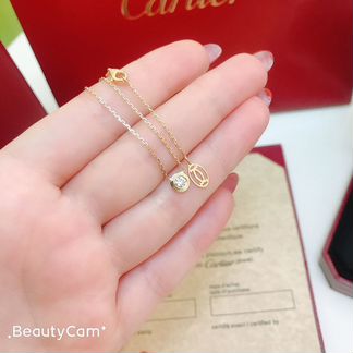Цепочка Cartier из золота 750 пробы и бриллиант