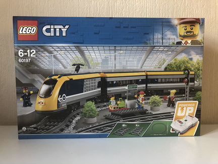 Новый Lego City 60197 Поезд + Рельсы + Стрелки