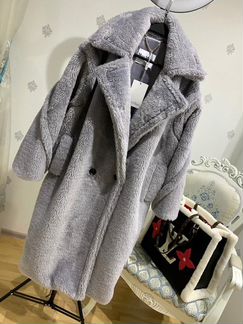 Шубка Max Mara серая