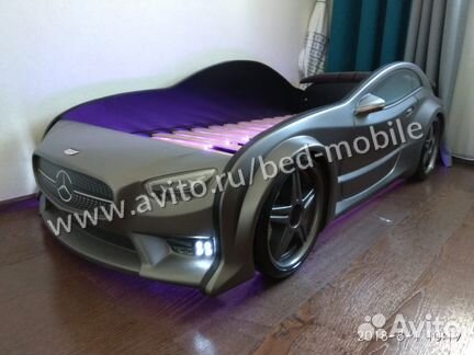 Кровать EVO Мерседес графит лимитированая серия