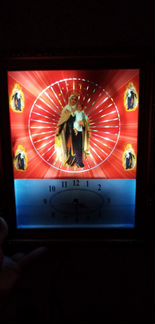 Часы с подсветкой