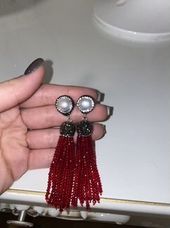 Серьги из бисера