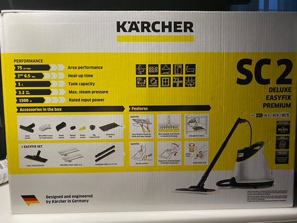Пароочиститель kaercher SC 2 deluxe