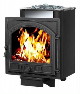 Чугунная печь везувий Сенсация 28 Антрацит (205)