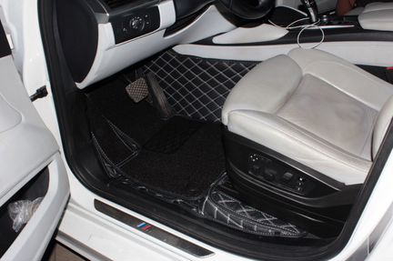 3D 5D автоковрики из эко кожи BMW X6 F16 бмв Ф16