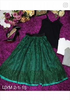 Юбка кружевная. новая