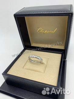 Обручальное кольцо chopard ice cube с бриллиантами