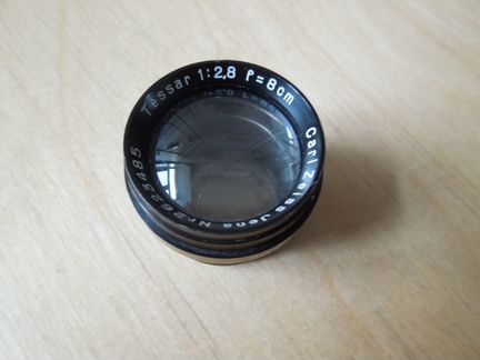 Объектив Carl Zeiss Jena Tessar 1:2.8 f 8 30-гг