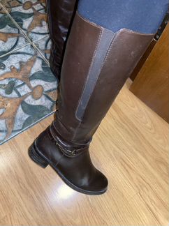 Сапоги кожаные утепленные tervolina