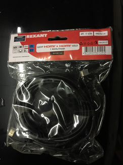 Кабель hdmi x hdmi Gold с фильтрами Rexant