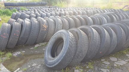 Грузовые шины бу 385 65R22,5 Goodyear из Германии