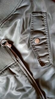 Куртка бомбер (оливковый) bonprix, р.52(EUR 46)