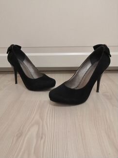 Шикарные замшевые туфли с декором из страз,р.37-38