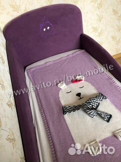 Кроватка с мягкими бортиками Теди