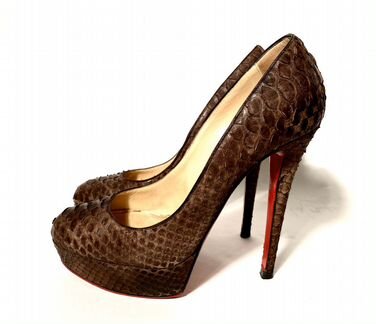 Туфли Christian Louboutin, размер 36. Питон. Ориги