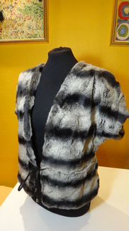 Меховая жилетка из кролика