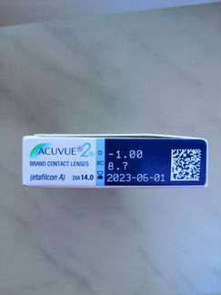 Контактные линзы Acuvue2 -1.00