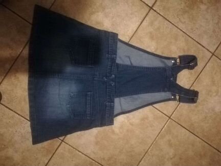 Джинсовый сарафан