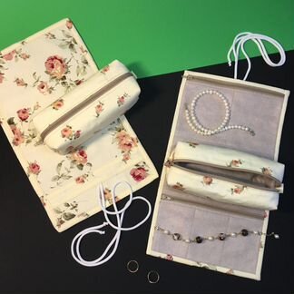 Дорожный органайзер для украшений (jewellery roll)