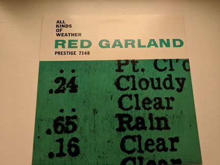Red Garland винил классика джаза USA