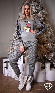 Брендовый трикотажный костюм Gucci