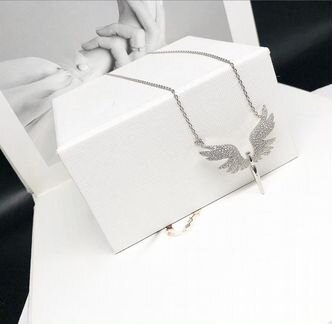 Кулон Ангел серебро кольцо птица