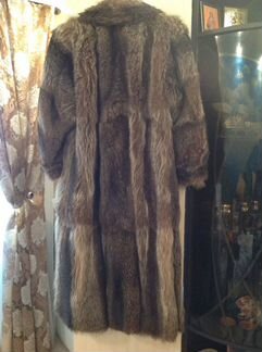 Шуба енотовая