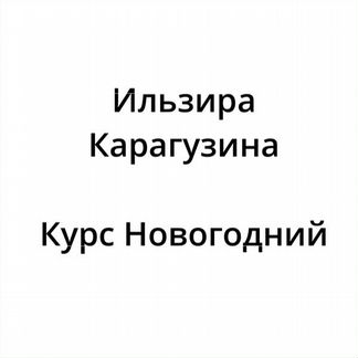 Ильзира Карагузина Курс Новогодний