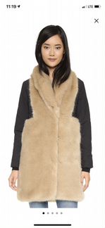 Пальто шуба из искусственного меха