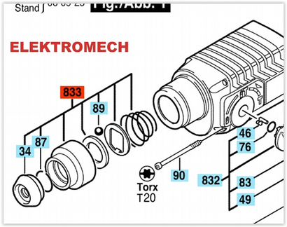 Защитная гильза перфораторов Bosch 1.617.000.163