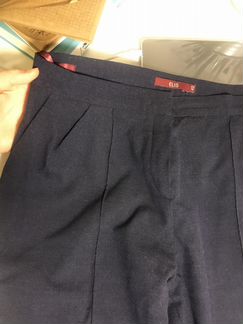 Брюки Elis темно-синие трикотажные размер 42