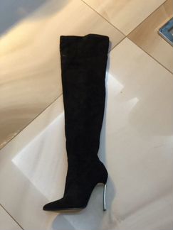 Ботфорты замша