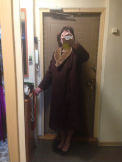 Пальто зимнее 54 размер б/у