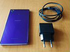 Мобильные телефоны бу sony xperia Z1 фиолетовый объявление продам