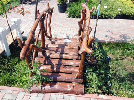 Мостик деревянный