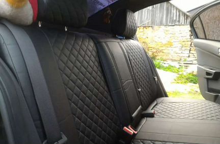 Модельные чехлы Опель Астра Н из экокожи