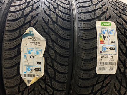 Nokian hkpl R3 275/45/21-315/40/21 новые