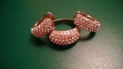 Серьги, кольца