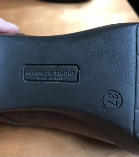 Кожаные ботильоны Gianni DE Simone made in Italy