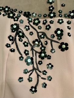 Платье коктейльное, розовое