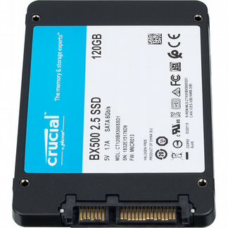 SSD Crucial 120GB CT120BX500SSD1 новый