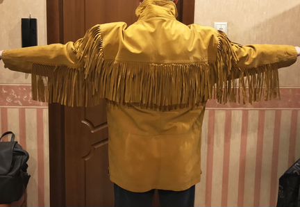 Кантри-куртка кожаная