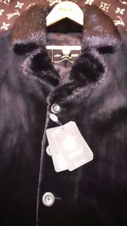 Шуба мужская из стриженой норки