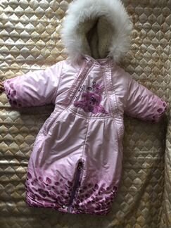 Комбинезон (конверт) зимний р68-74