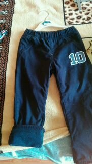 Брюки с флисом глория джинс р. 92