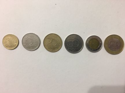 Монеты Венгрии набор